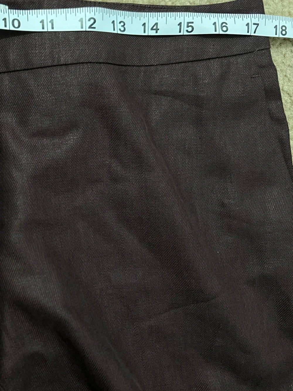 MaxMara Linen Chocolate Brown trousers